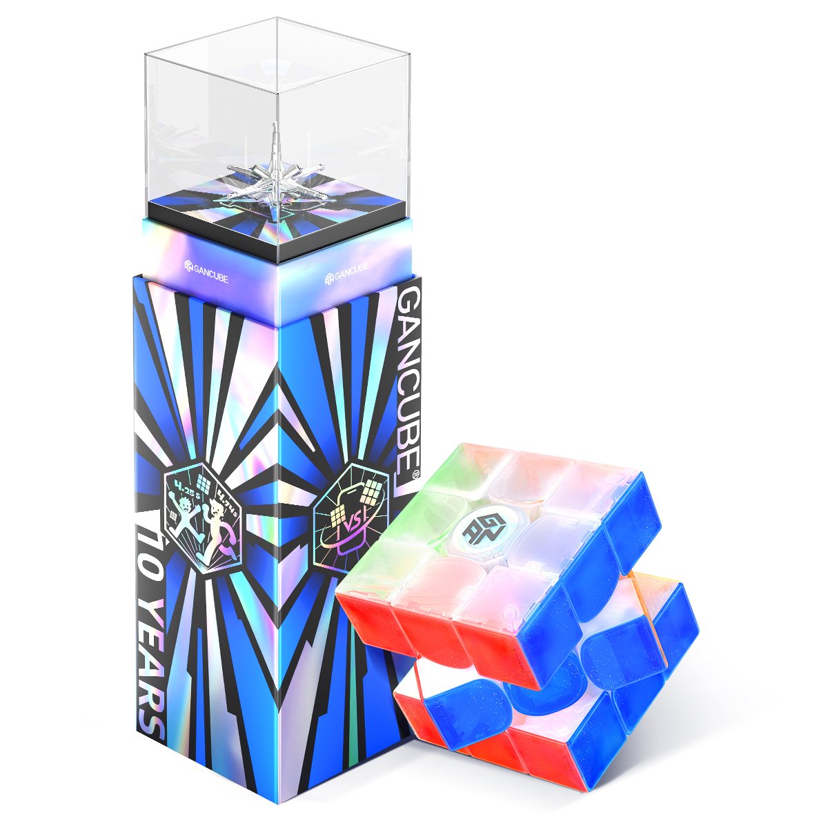 Mcubes Gan 15 maglev uv 3x3 cube ( 10th Anniversary Edition )