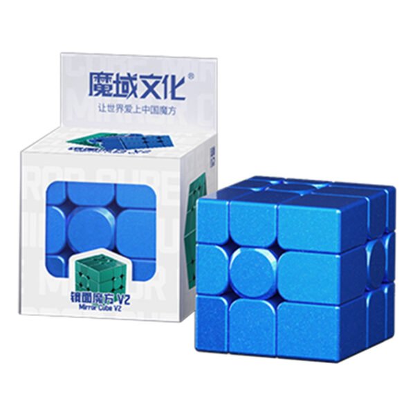 Mcubes MoFang Jiaoshi mirror cube 3x3 v2 magnetic blue