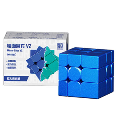 Mcubes MoFang Jiaoshi mirror cube 3x3 v2 blue magnetic uv