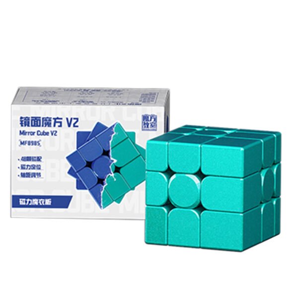 Mcubes MoFang Jiaoshi mirror cube 3x3 v2 teal magnetic uv