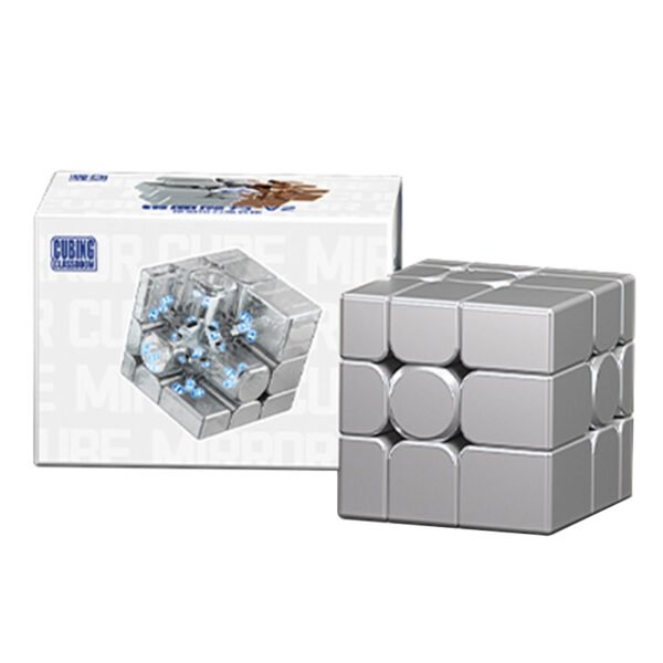 Mcubes MoFang jiaoshi mirror cube 3x3 v2 silver ball-core uv