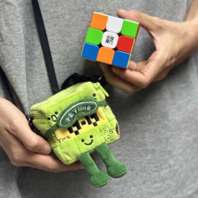 Mcubes YJ pbtime plush corssbody cube bag