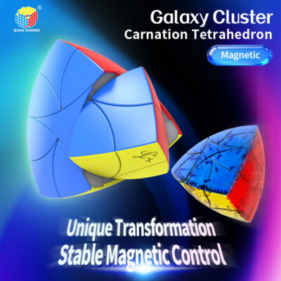 Mcubes DianSheng Galaxy Carnation Tetrahedron magnetic cube