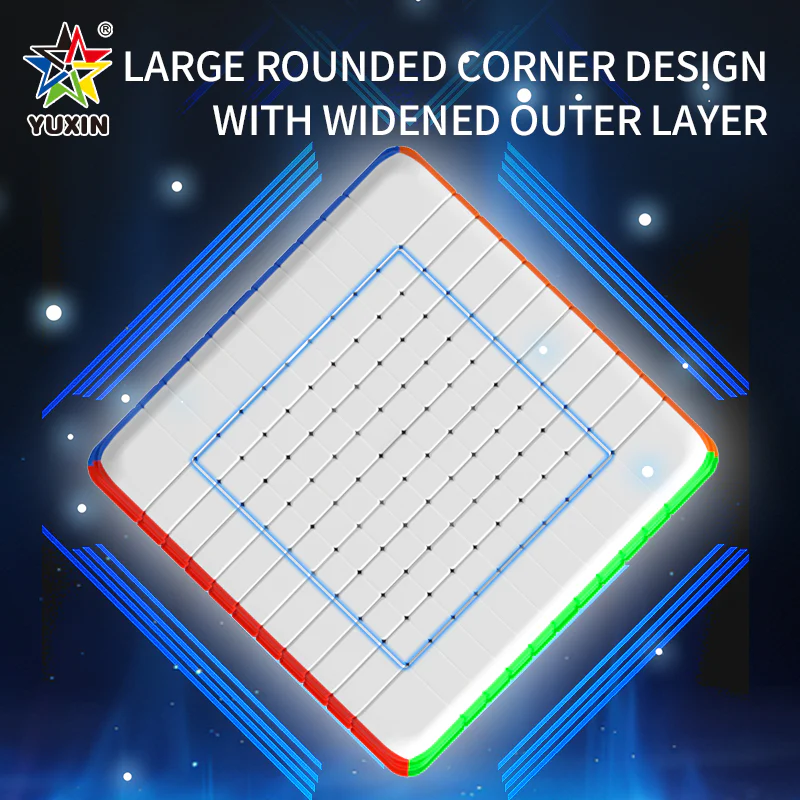 Mcubes YuXin HuangLong 11x11 V2 magnetic cube 5 Mcubes YuXin HuangLong 11x11 V2 magnetic cube - Image 5