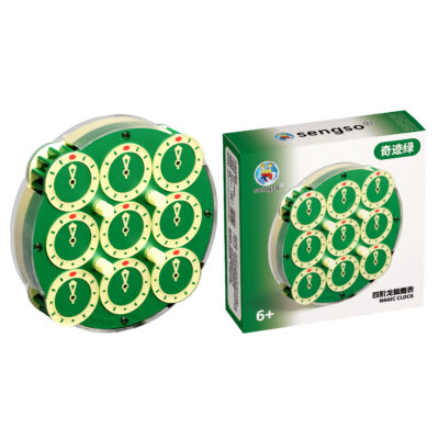 Mcubes ShengShou magnetic clock v2 miracle green limited edition