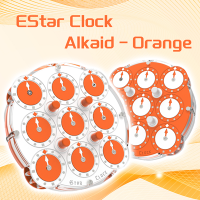 Mcubes ESTAR clock magnetic cube bearings limited edition orange