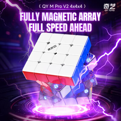 Mcubes QiYi M Pro 4x4 V2 magnetic ball-core uv cube