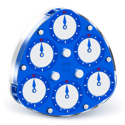 mcubes-qiyi-triangle-clock-3x3-magnetic-cube-blue