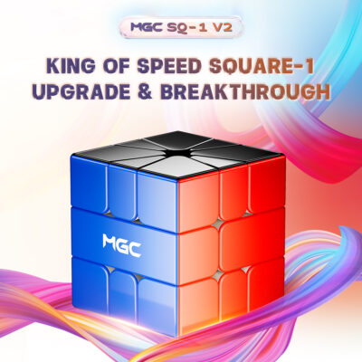Mcubes YJ mgc square-1 v2 magnetic uv coated black