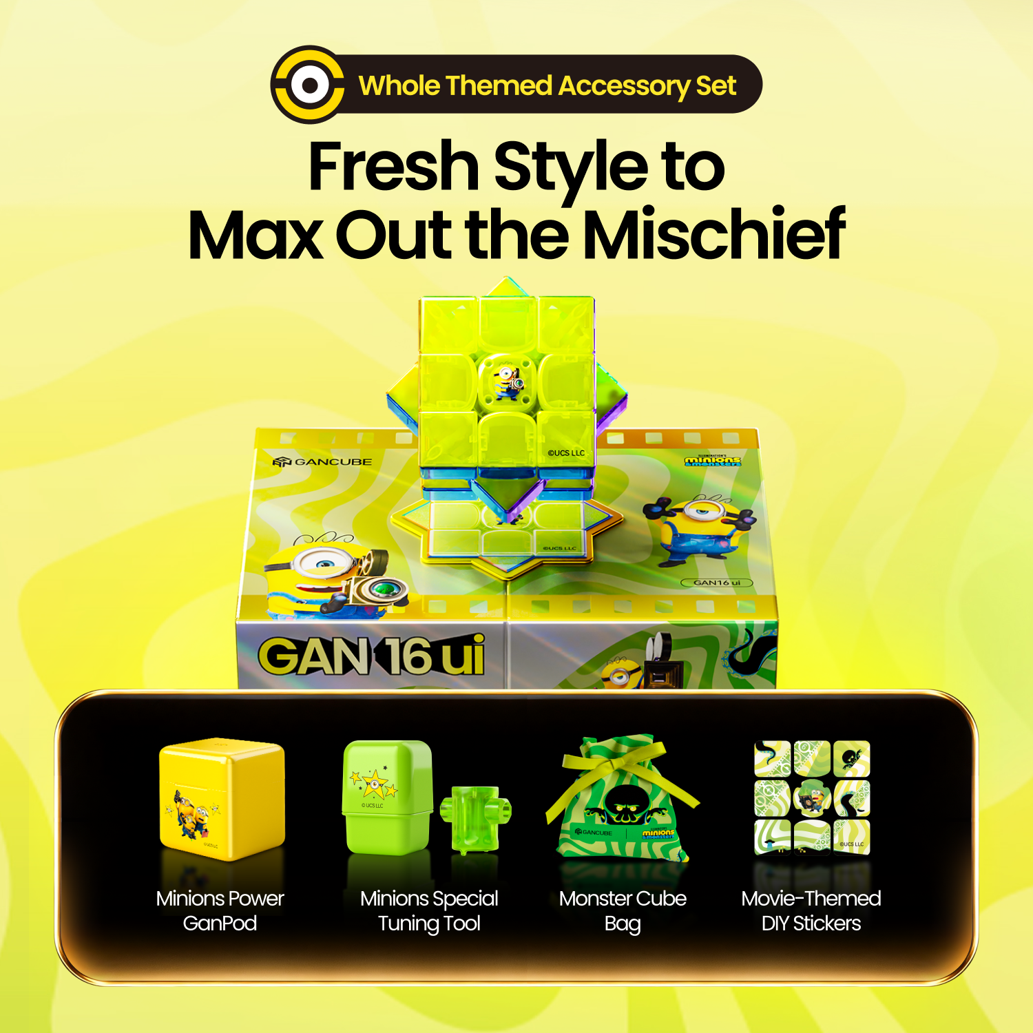 Mcubes GAN 16 ui maglev max uv minions smart speed cube 10 Mcubes GAN 16 ui maglev max uv minions smart speed cube - Image 10