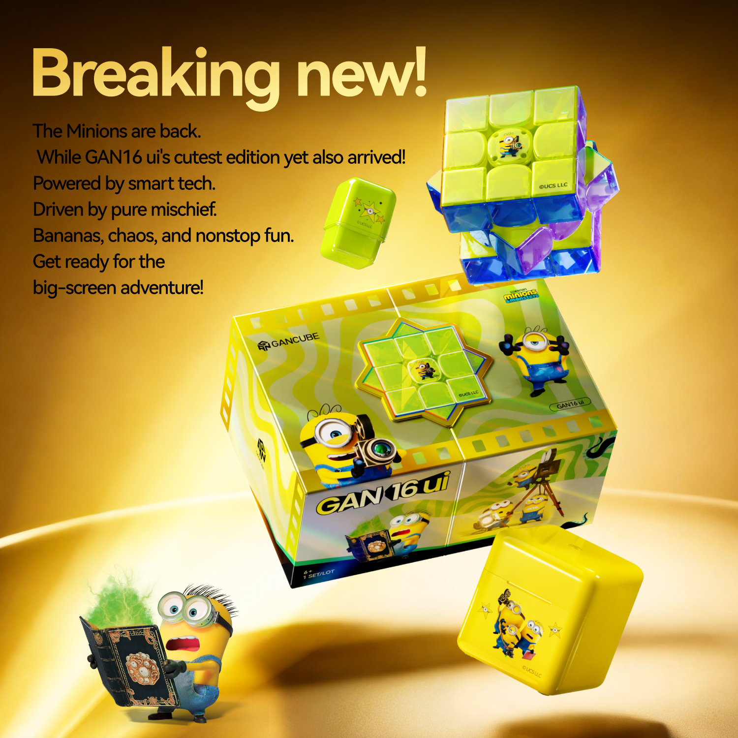 Mcubes GAN 16 ui maglev max uv minions smart speed cube 5 Mcubes GAN 16 ui maglev max uv minions smart speed cube - Image 5