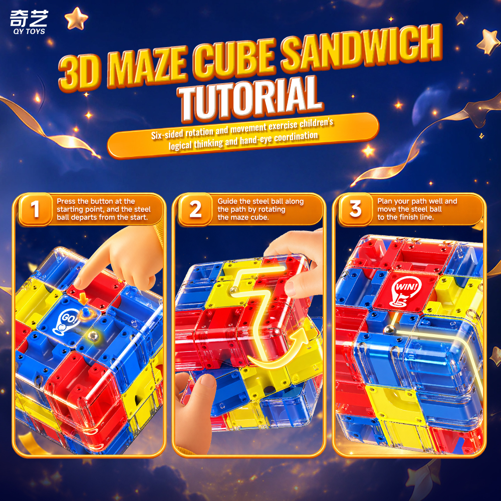 Mcubes QiYi Maze sandwich puzzle 6 Mcubes QiYi Maze sandwich puzzle - Image 6