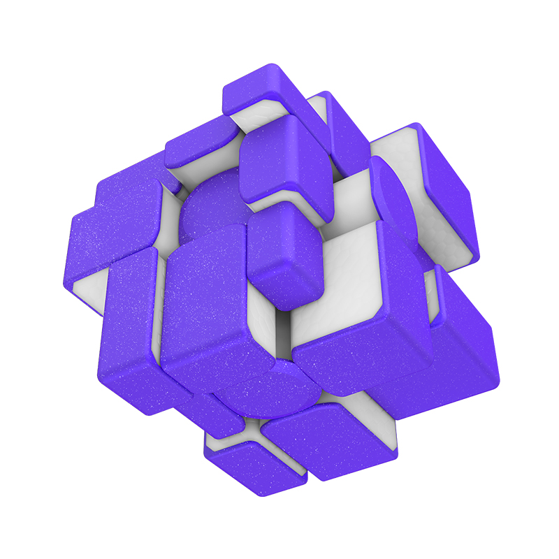 Mcubes Galaxy Cluster Mirror 3x3 M speed cube 4 mcubes-galaxy-cluster-mirror-3x3-m-ball-core-speed-cube-uv