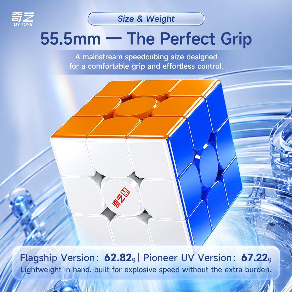 Mcubes QiYi M Pro 3x3 v3 pioneer uv magnetic speed cube 6 Mcubes QiYi M Pro 3x3 v3 pioneer uv magnetic speed cube - Image 6