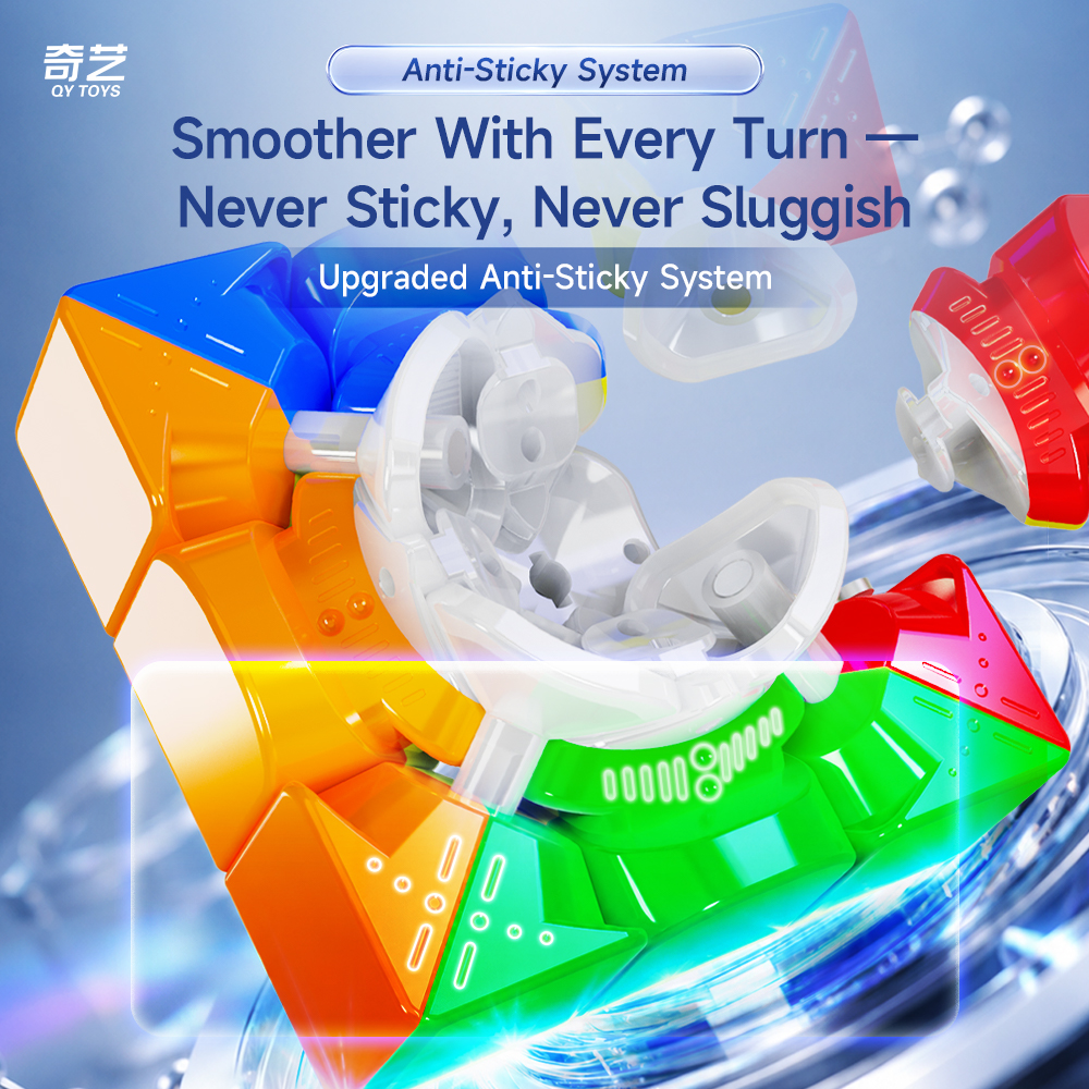 Mcubes QiYi M Pro 3x3 v3 pioneer uv magnetic speed cube 5 Mcubes QiYi M Pro 3x3 v3 pioneer uv magnetic speed cube - Image 5